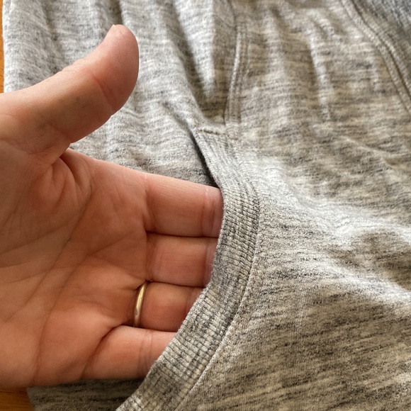 Comfy ATHLETA Open Front Modal Cardigan Sweater Wrap Soft Heather Gray XS - Picture 7 of 8